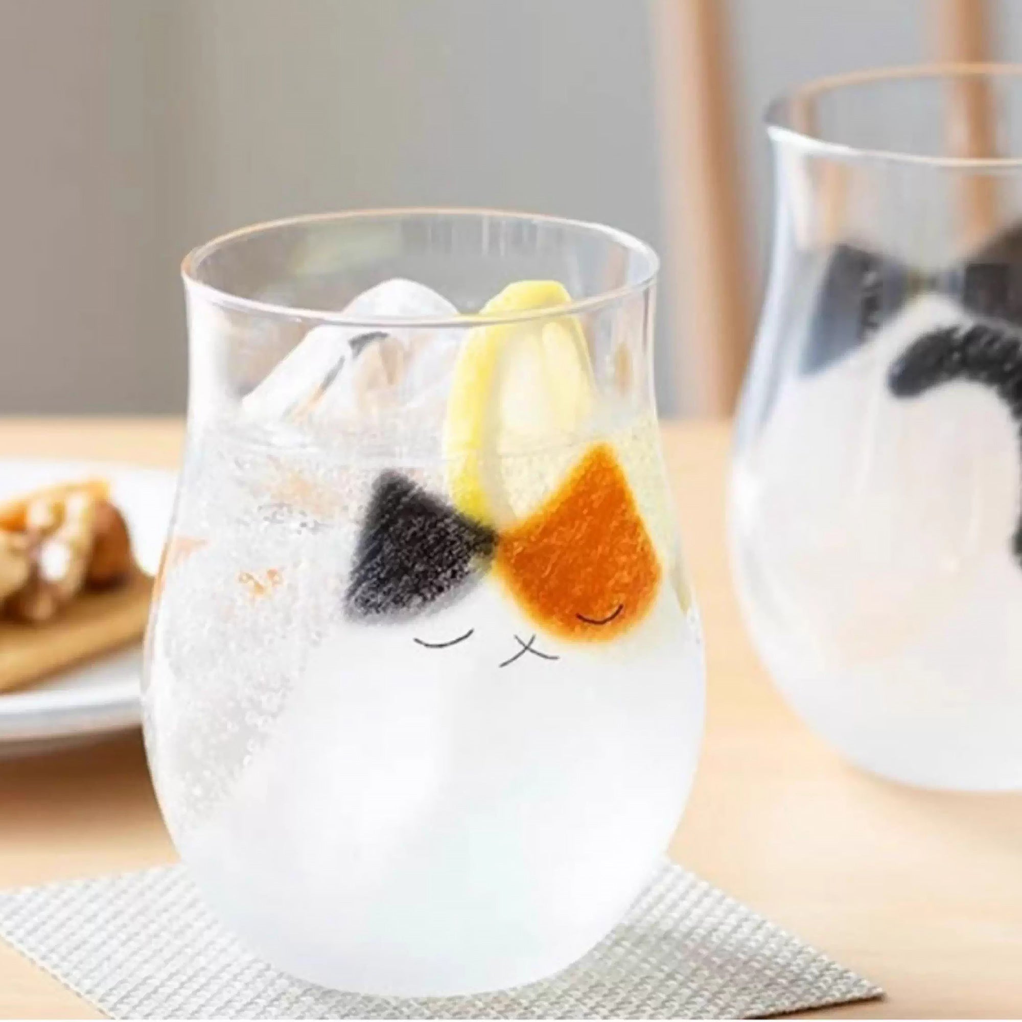 Verre Aderia avec motif chat