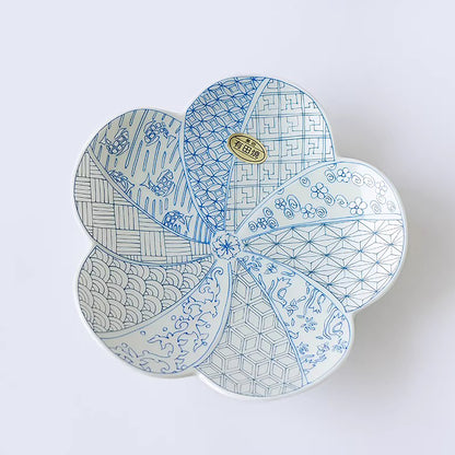 Assiette duo fleur de prunier Arita