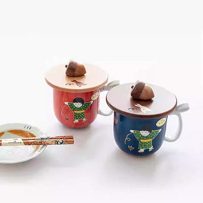 Mug Arita enfant en kimono