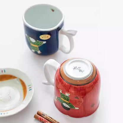 Mug Arita enfant en kimono