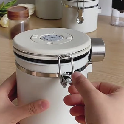Boîte hermétique pour café en grains