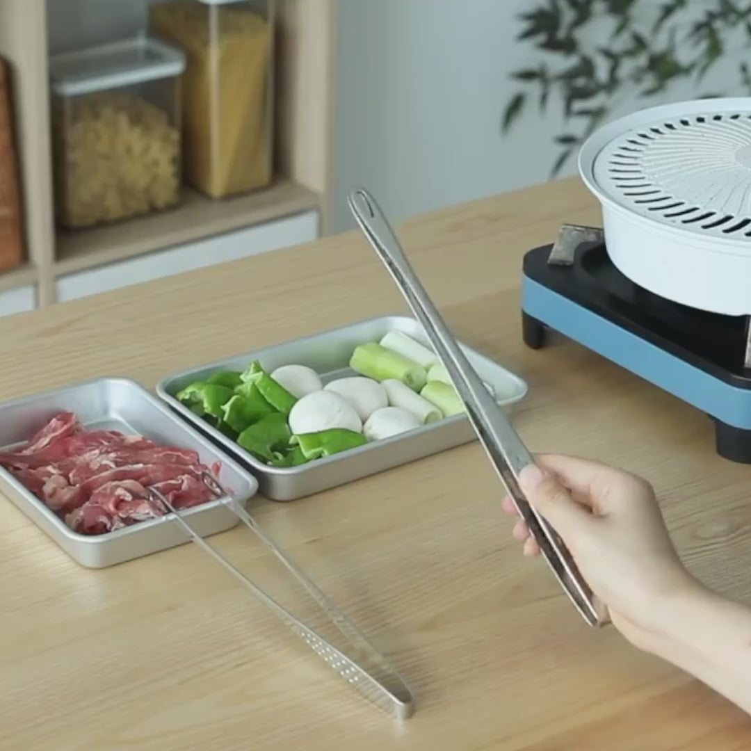 Pince alimentaire fine en inox Shimoyama 