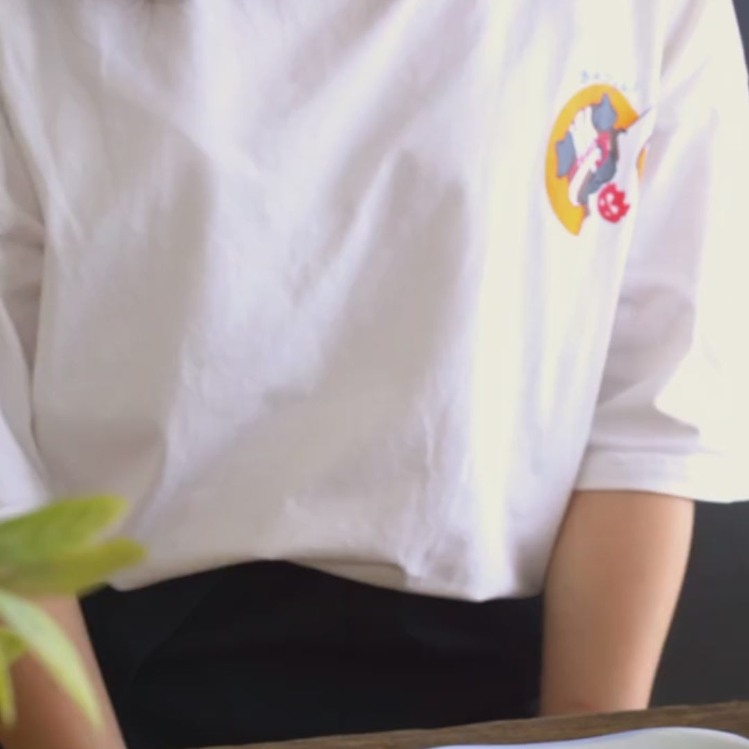 Plates with positive Japanese phrases