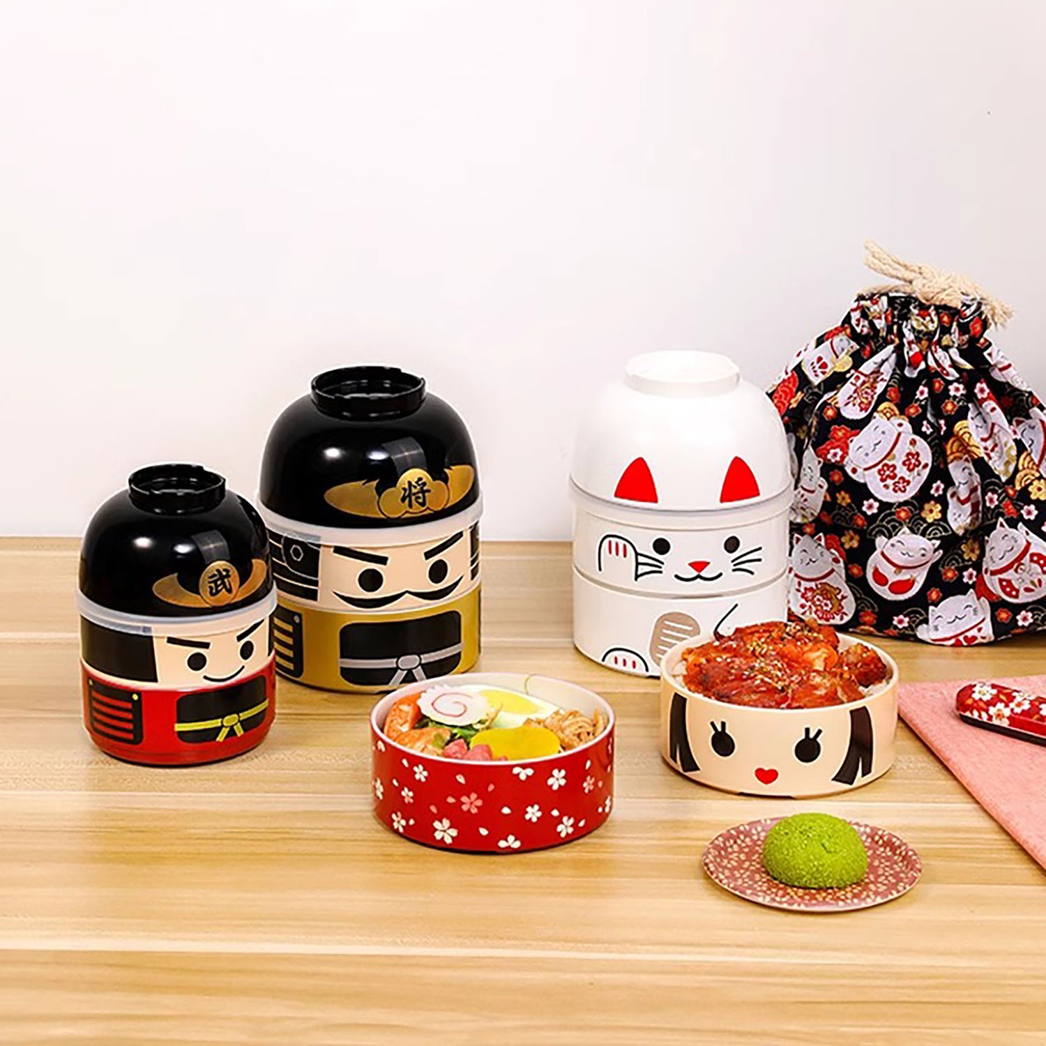 Boîte à bento style mignonne par Hakoya